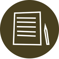 Icon Blatt Stift