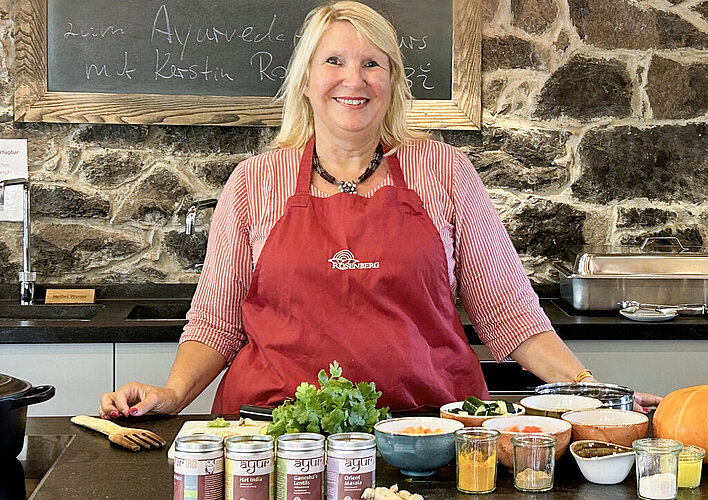 Healthy Friday – Kochshow mit Kerstin RosenbergHeilsame Rezepte und Ernährungstipps aus der Ayurveda-Küche.Kostenlos&nbsp;anmelden