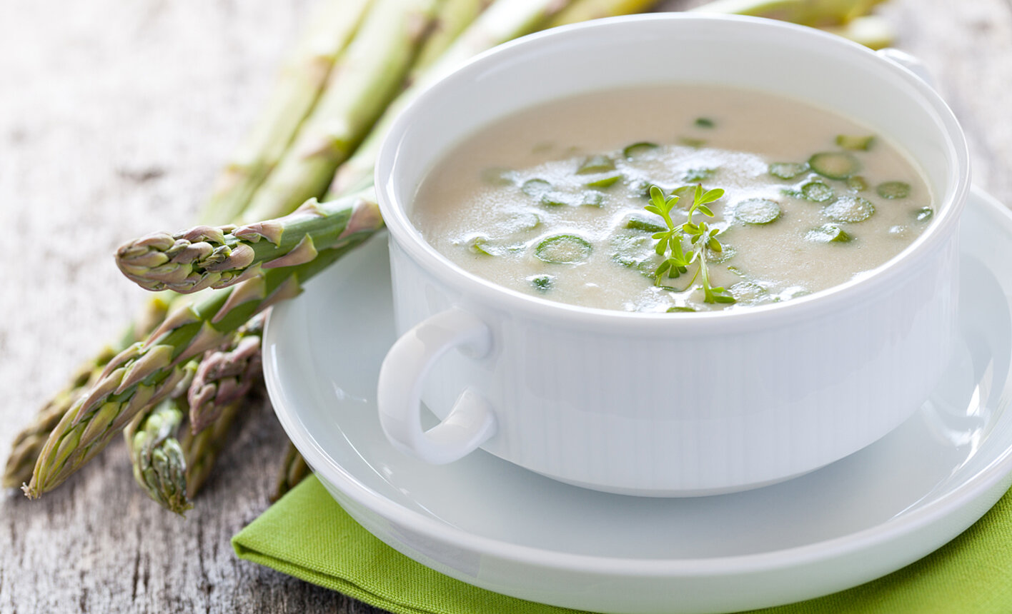 Spargelsuppe