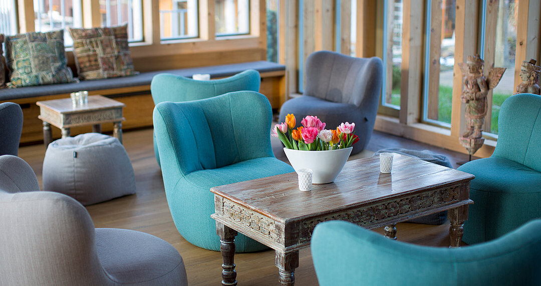 Verweilen in der Kurlounge