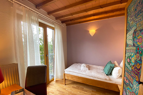 Einzelzimmer Prana im Rosenberg Ayurveda Kurzentrum Prana Zimmer
